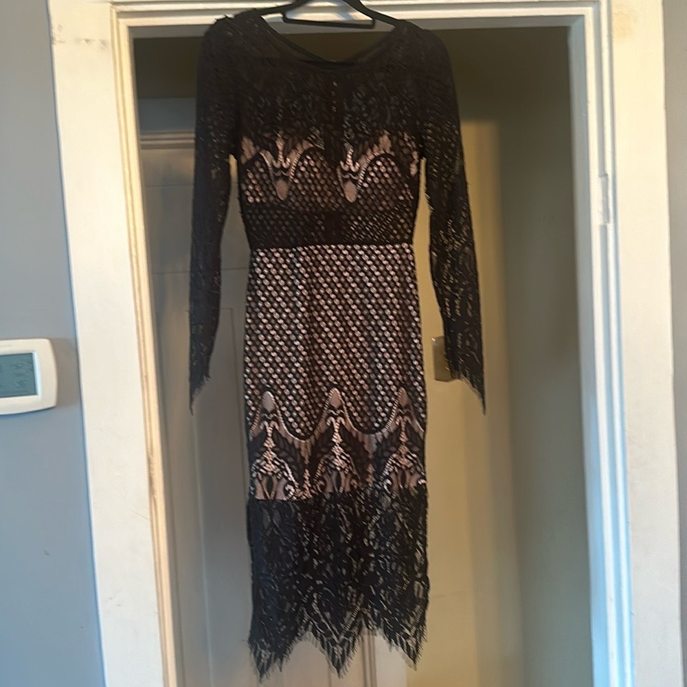Lace cocktail dress